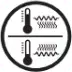 Symbol für differenzierte Ober- und Unterhitze